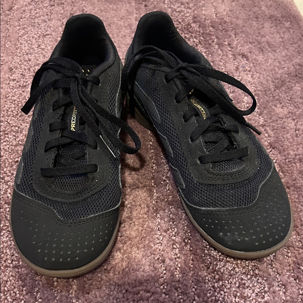 adidas Kids Black Mesh Lace-Up Sneakers